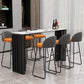 Rectangle Living Room Patio Bar Table Double pedestal White Marble Counter Table Clearhalo 'Bar Furniture' 'Bar Tables' 'bar_tables' 'furn' 'furn_bar_tables' 'Furniture' 'furniture_bar_tables' 'Kitchen & Dining Furniture' 'kitchen&dining_furn' 'kitchen' 1200x1200_bf590678-49c8-4ff5-a8d4-1fcf0586cd36