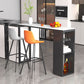 Pedestal Sintered Stone Bar Table Modern Dining Table with Storage Shelves Clearhalo 'Bar Furniture' 'Bar Tables' 'bar_tables' 'furn' 'furn_bar_tables' 'Furniture' 'Kitchen & Dining Furniture' 1200x1200_bf5cc2e8-89e1-4472-8bc5-4bae07321bf9