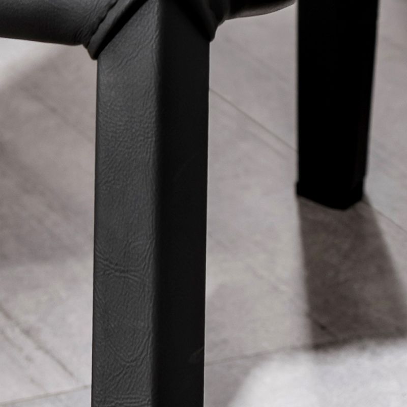 Modern Style Side Chair Home Solid Back Metal Upholstered Dining Room Chair (Set of 2) Clearhalo ' kitchen&dining_furn' 'Dining Chairs' 'Dining Tables & Seating' 'dining_chair' 'furn' 'furn_dining_chair' 'Furniture' 'furniture_dining_chair' 'Kitchen & Dining Furniture' 'kitchen' 1200x1200_bf5ccaae-e9f8-45e7-ac6f-0906385c1519