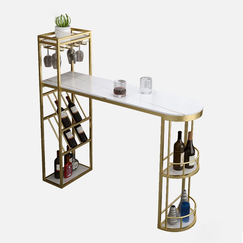 Contemporary 1/2/3 Pieces Bar Table Set Stone Bar Table with Bar Stool Clearhalo 'Bar Furniture' 'furn' 'furn_home_bar_bar_sets' 'Furniture' 'Home Bars & Bar Sets' 'home_bar_bar_sets' 'Kitchen & Dining Furniture' 1200x1200_bf5e64ff-84fb-4b07-b0a2-22970eae7fa4