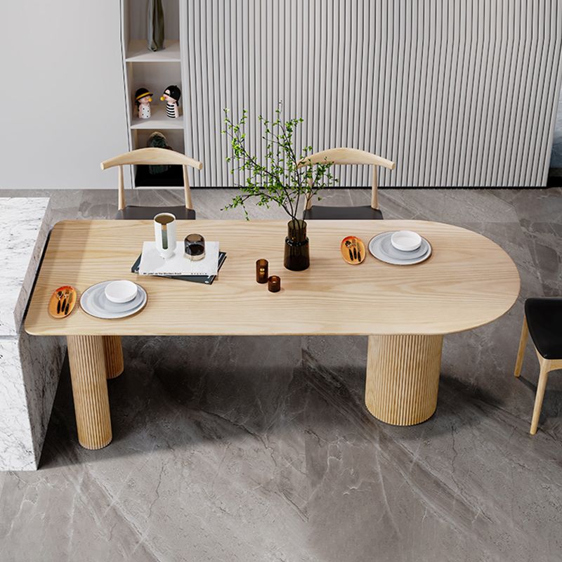 三脚ベースのある現代的なスタイルダイニングテーブルダイニングルームキッチンテーブル