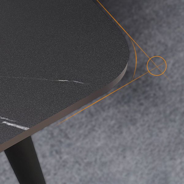 Metal Industrial Rectangle Dining Table Sintered Stone Table for Dining Room Clearhalo ' dining_table' 'Dining Tables & Seating' 'Dining Tables' 'furn' 'furn_dining_table' 'Furniture' 'furniture_dining_table' 'Kitchen & Dining Furniture' 'kitchen&dining_furn' 'kitchen' 'kitchen_dining_table' 1200x1200_bf620423-1de2-4817-8c1e-20f25b4b2d1e