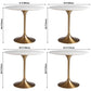 Round Tulip Base Glam Dining Table White Fixed Table with Sintered Stone Clearhalo ' dining_table' 'Dining Tables & Seating' 'Dining Tables' 'furn' 'furn_dining_table' 'Furniture' 'furniture_dining_table' 'Kitchen & Dining Furniture' 'kitchen&dining_furn' 'kitchen' 'kitchen_dining_table' 1200x1200_bf65408e-4043-4bfb-9497-5729941a9130