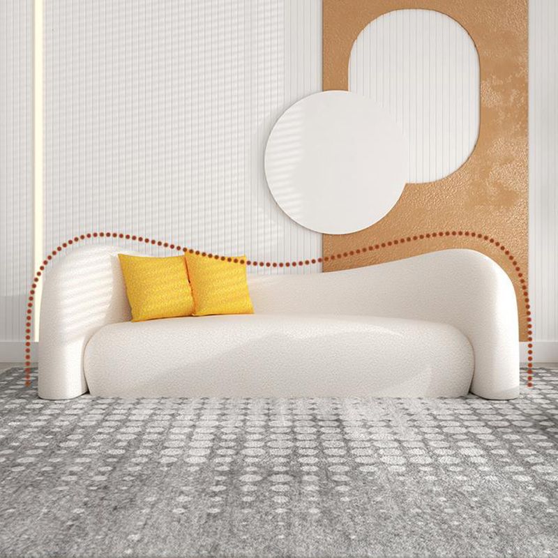 Zeitgenössische gebogene Liebesseat feste Farbe eng Rückensiegel für Wohnzimmer