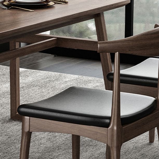 Traditional Wood Dinette Set 1/2/5/7 Pieces Rectangle Table Set for Dining Room Clearhalo 'Dining Room Sets' 'Dining Tables & Seating' 'dining_room_set' 'furn' 'furn_dining_room_set' 'Furniture' 'Kitchen & Dining Furniture' 1200x1200_bf66dc67-74dd-44e9-8c9c-f99122387447