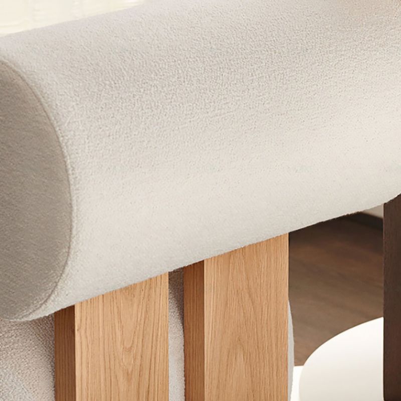 23.22 "Brede armloze stoel Solid Wood frame stoel voor woonkamer