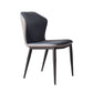Industrial Style Wingback Armless Dining Chair PU Leather Dining Chairs Clearhalo 'Dining Chairs' 'Dining Tables & Seating' 'dining_chair' 'furn' 'furn_dining_chair' 'Furniture' 'furniture_dining_chair' 'Kitchen & Dining Furniture' 1200x1200_bf677894-e9e1-436c-bf54-a7640b9a15a5