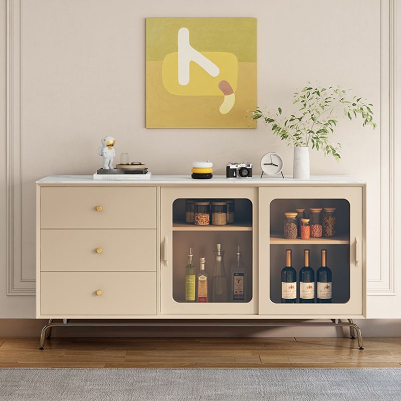 Porte di vetro contemporanea Server da pranzo Gabetti soggiorno Crediti