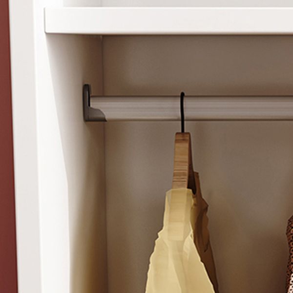 Zeitgenössische Holzgarderobe 2-Türer-Kleiderschrankschrank für Schlafzimmer