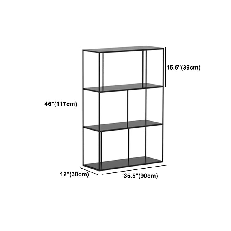 Metal Etagere Bookcase Industrial Open Back Bookshelf for Home Office Clearhalo 'Bookcases' 'furn' 'furn_bookcases' 'Furniture' 'furniture_bookcases' 'kitchen' 'kitchen_bookcases' 'Living Room Furniture' 'Office Furniture' 1200x1200_bf6c15c3-2c3c-4922-8fdf-ce76b442f0af