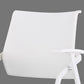 Silla para conferencias con respaldo medio Silla para invitados con base metálica contemporánea