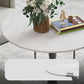 Round Dining Set with Padded Chairs 1/2/4/5 Pieces Stone Top Dinette Set for Kitchen