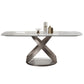 Traditional Luxury Dining Table Gray Rectangle Sintered Stone Dining Table with Pedestal Base Clearhalo ' dining_table' 'Dining Tables & Seating' 'Dining Tables' 'furn' 'furn_dining_table' 'Furniture' 'furniture_dining_table' 'Kitchen & Dining Furniture' 'kitchen&dining_furn' 'kitchen' 'kitchen_dining_table' 1200x1200_bf6c5a94-9ff5-4753-aa21-5e86efcdc552