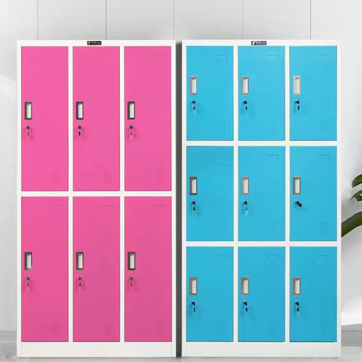 Zeitgenössischer Schrank mit Scharnier -Türen Metall Matte Finish Badezimmer Lagerschrank