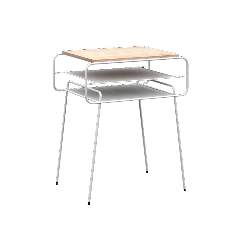 Table de nuit ouverte de lit de lit de lit inférieur avec jambes