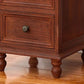 Nautical Solid Wood Storage Chest Bedroom Vertical Chest with Drawers