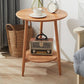 Modernistic Corner Table with Storage Round Double Tier Living Room End Table Clearhalo 'Coffee & Accent Tables' 'End & Side Tables' 'end_side_tables' 'furn' 'furn_end_side_tables' 'Furniture' 'Living Room Furniture' 1200x1200_bf704864-ca61-46c4-b948-22ec00a6df7b
