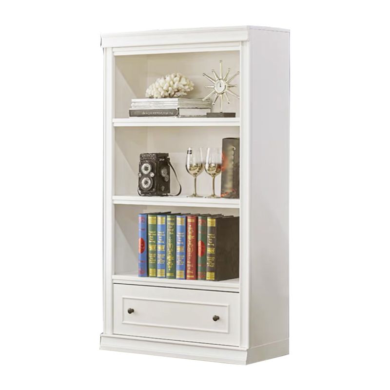 Scandinavian Style Bookcase with Drawers White Shelf Bookcase for Home and Office Clearhalo 'Bookcases' 'furn' 'furn_bookcases' 'Furniture' 'furniture_bookcases' 'kitchen' 'kitchen_bookcases' 'Living Room Furniture' 'Office Furniture' 1200x1200_bf70642b-943d-443b-80a5-e5f7db91a495