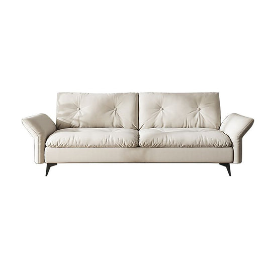Glam Tufted Split-Back Flared Arm Living Room 2-seater Stationary Sofa