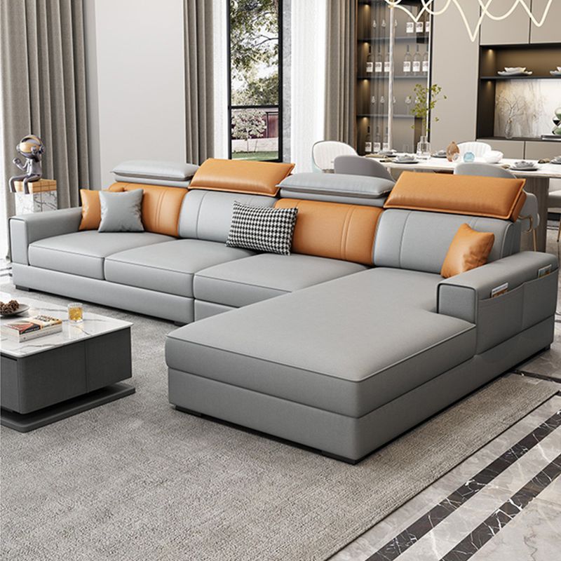 静止フェイクレザーリビングルーム座席埋没腕クッションノルディックソファ