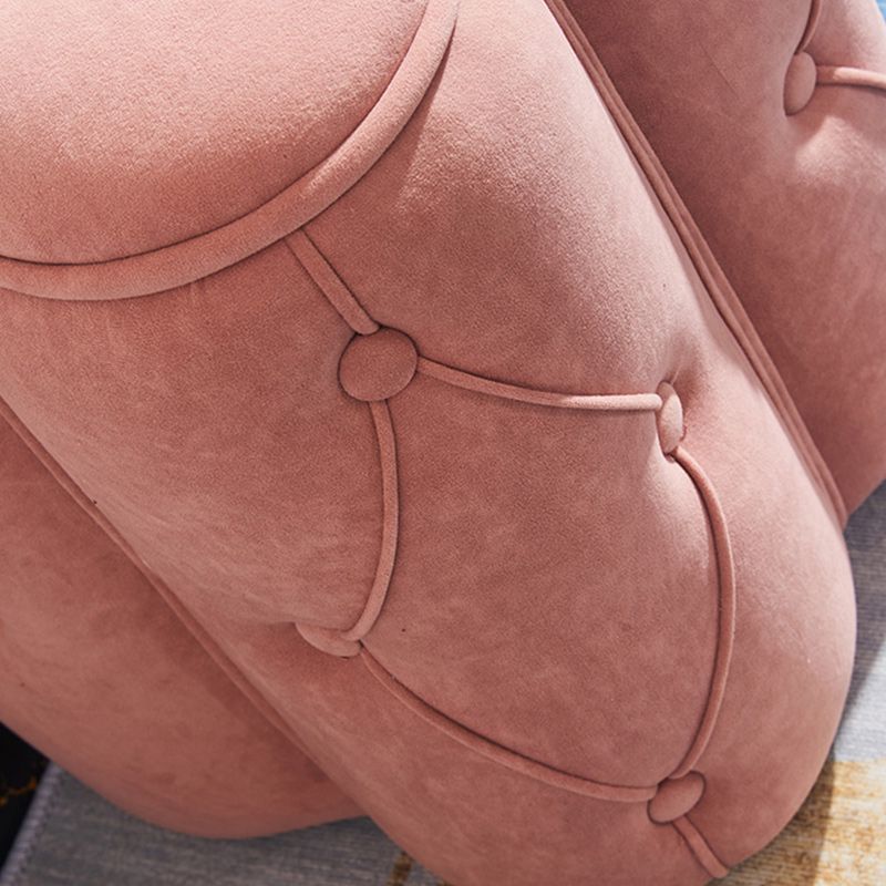 Orange Velvet Pouf Specialty Pouf Stain Resistant Indoor Pouf Clearhalo 'furn' 'furn_ottomans_poufs' 'Furniture' 'Living Room Furniture' 'Ottomans & Poufs' 'ottomans_poufs' 1200x1200_bf73385d-e82b-483d-a296-31a7527bcd8e