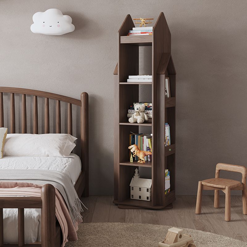 Modern Style Open Back Bookshelf Wooden Vertical Bookcase with Rectangular Shelves Clearhalo 'Bookcases' 'furn' 'furn_bookcases' 'Furniture' 'Office Furniture' 1200x1200_bf738dda-9380-41af-911b-fe8c3c0f7597