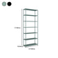 Vertical Metal Frame Bookshelf Modern Open Storage Bookcase , 10" W X 71" H