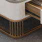 Frame Base 2 Nesting Coffee Table with Storage Metal Coffee Table Set Clearhalo 'Coffee & Accent Tables' 'Coffee Tables' 'coffee_tables' 'furn' 'furn_coffee_tables' 'Furniture' 'Living Room Furniture' 1200x1200_bf7d3318-261b-4055-9a17-625e2aa0eb18
