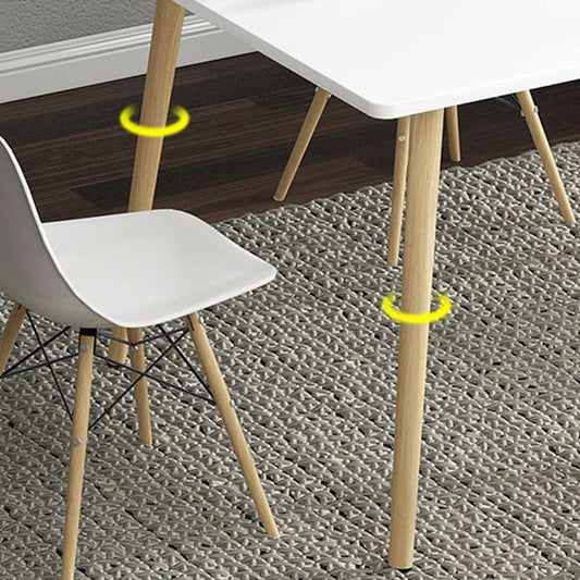 Traditional Wooden Top Dining Set with 4 Light Brown Wood Legs for Dining Furniture Clearhalo 'Dining Room Sets' 'Dining Tables & Seating' 'dining_room_set' 'Furniture' 'furniture_dining_room_set' 'Kitchen & Dining Furniture' 'kitchen&dining_furn' 'kitchen' 1200x1200_bf7eed74-d12e-47f4-95d7-a99acfb4e39d