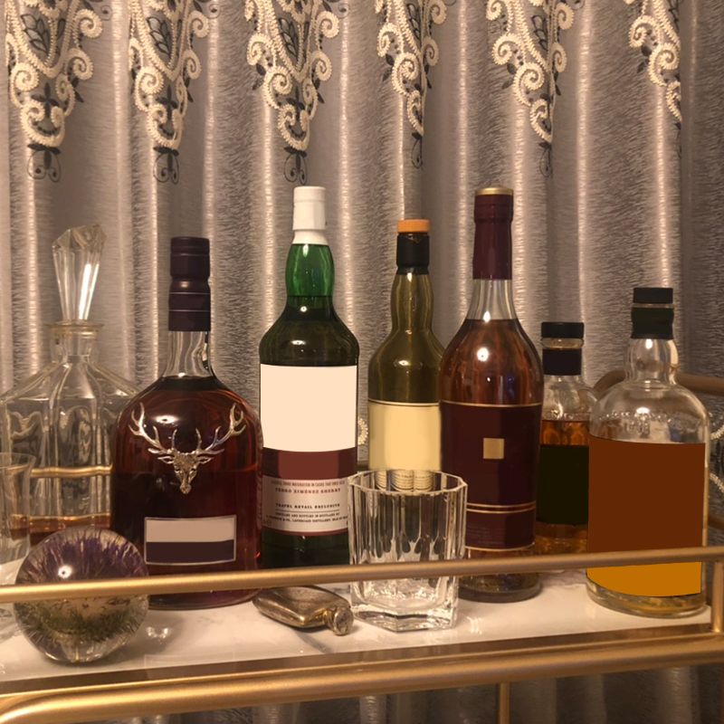 ホームダイニング準備テーブルキャスター付きモダンな長方形の準備テーブル