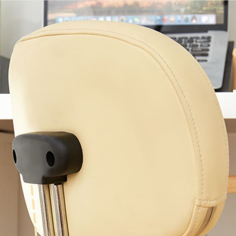 Modernism Fixed Arms Office Chair Desk Chair with Wheels for Home Clearhalo 'furn' 'furn_office_chair' 'Furniture' 'Office Chairs' 'Office Furniture' 'office_chair' 1200x1200_bf80b81c-32bc-4449-881c-bf7c2e0d6d66