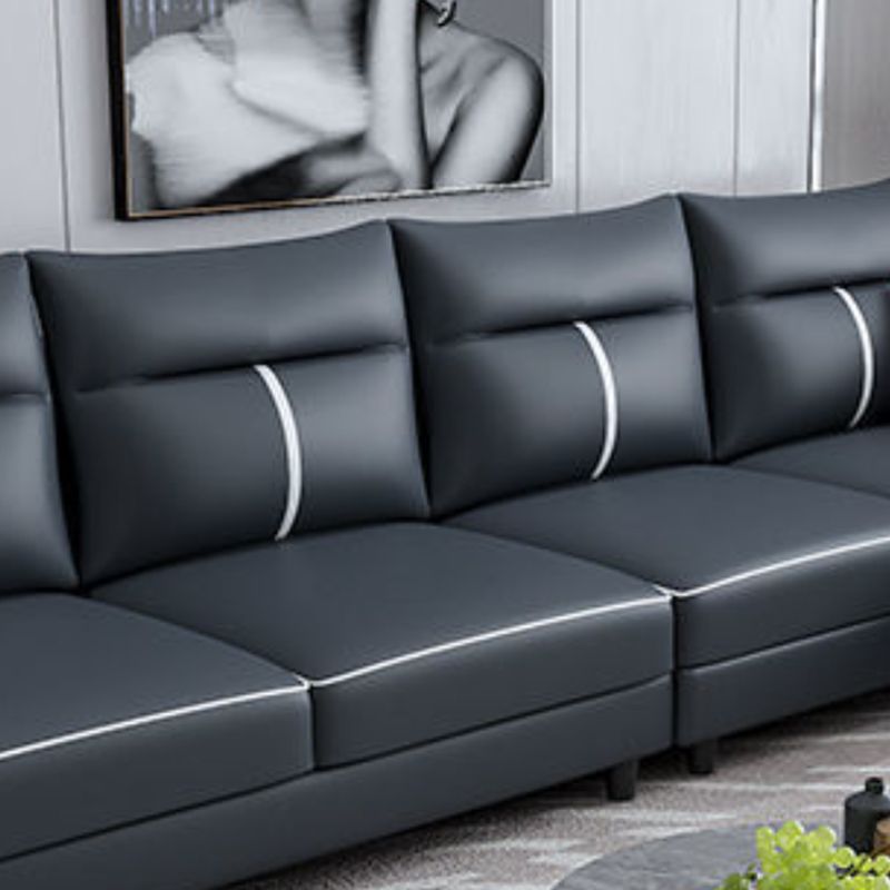 MODERNA PELLE FUCCHIO NEZIONALE CON CHAISE E CILLO PIGNO PER LA SOGGIO