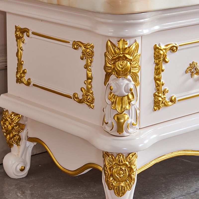 Glam TV Media Stand Open Storage TV Media Console with Drawers Clearhalo 'furn' 'furn_tv_stands_entertainment_centers' 'Furniture' 'Living Room Furniture' 'TV Stands & Entertainment Centers' 'TV Stands & Media Storage Furniture' 'tv_stands_entertainment_centers' 1200x1200_bf832a0b-b3c7-461f-8cb0-0daeac129a5a