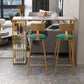Stone Bar Table Traditional Luxury Rectangle Bar Table with Sled Base Clearhalo 'Bar Furniture' 'Bar Tables' 'bar_tables' 'Furniture' 'furniture_bar_tables' 'Kitchen & Dining Furniture' 1200x1200_bf84066b-11a8-47e0-9379-f7df168897c4