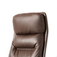 Contemporary Arm Chair Adjustable Seat Height Brown Leather Office Chair Clearhalo 'furn' 'furn_office_chair' 'Furniture' 'Office Chairs' 'Office Furniture' 'office_chair' 1200x1200_bf84a329-e9f4-4925-964b-9055219f08ee