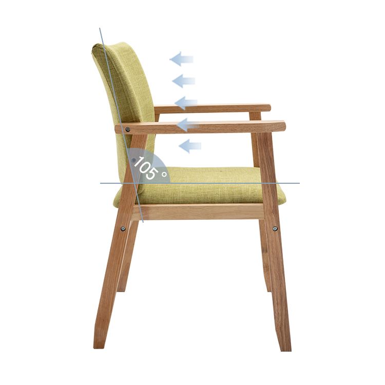 Contemporary Style Solid Wood Open Back Arm Chair Kitchen Dining Room Chairs Clearhalo ' kitchen&dining_furn' 'Dining Chairs' 'Dining Tables & Seating' 'dining_chair' 'furn' 'furn_dining_chair' 'Furniture' 'furniture_dining_chair' 'Kitchen & Dining Furniture' 'kitchen' 1200x1200_bf867bcf-b7d4-4088-8529-f3a84eb4b670