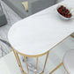 Rectangle Stone Bar Table Traditional Luxury Bar Dining Table with Sled Base Clearhalo 'Bar Furniture' 'Bar Tables' 'bar_tables' 'Furniture' 'furniture_bar_tables' 'Kitchen & Dining Furniture' 1200x1200_bf88be7b-093e-4350-95e1-40587569430f