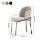 Contemporary Dining Chair Dining Armless Side Chairs with Metal Legs Clearhalo ' kitchen&dining_furn' 'Dining Chairs' 'Dining Tables & Seating' 'dining_chair' 'furn' 'furn_dining_chair' 'Furniture' 'furniture_dining_chair' 'Kitchen & Dining Furniture' 'kitchen' 1200x1200_bf88e1c2-1592-464f-aab6-f805127527ce