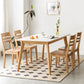 Modern Style Dinette Set 1/5 Pcs Rectangle Solid Wood Dinette Table with Dining Chair Clearhalo 'Dining Room Sets' 'Dining Tables & Seating' 'dining_room_set' 'furn' 'furn_dining_room_set' 'Furniture' 'Kitchen & Dining Furniture' 1200x1200_bf8bf832-f3c5-4e61-93ea-7e4e082057c7