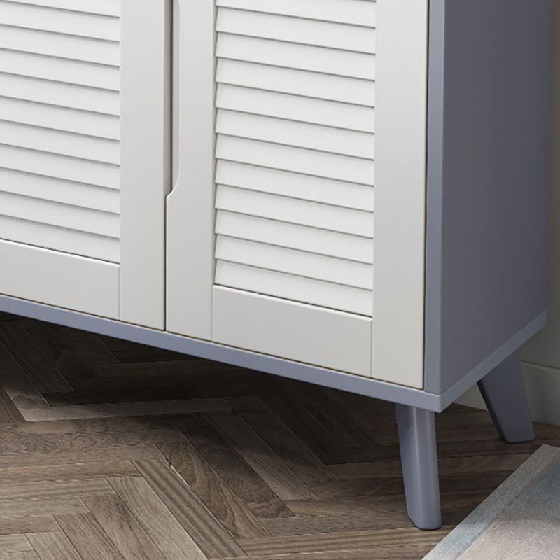 39.37" Tall Gold/Gray Accent Cabinet Rubberwood Cabinet with Drawers Clearhalo 'Cabinets & Chests' 'cabinets_chests' 'furn' 'furn_cabinets_chests' 'Furniture' 'Living Room Furniture' 1200x1200_bf8d9093-5615-4a00-886d-ceb0b568b0c0