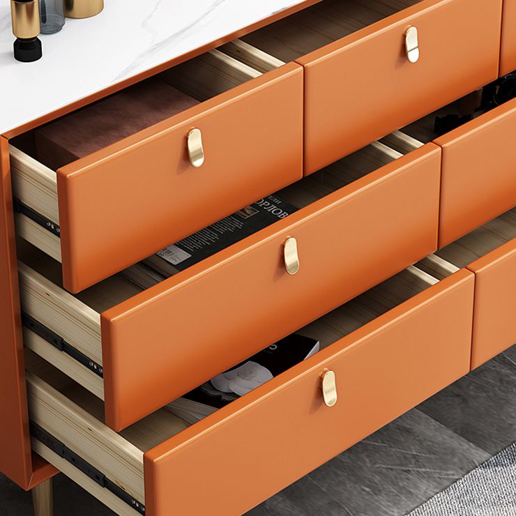 Classic Glam Storage Chest Stone Dresser with 5/6/7 Drawers , 15.6 Inch Width Clearhalo 'Bedroom Furniture' 'Dressers & Chests' 'dressers_chests' 'furn' 'furn_dressers_chests' 'Furniture' 1200x1200_bf8f2ac3-4806-45fe-b896-a6d5d0f697b0