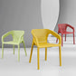 Contemporary Style Stackable Chair Kitchen Arm Chair with Plastic Legs Clearhalo 'Dining Chairs' 'Dining Tables & Seating' 'dining_chair' 'Furniture' 'furniture_dining_chair' 'Kitchen & Dining Furniture' 1200x1200_bf937c4d-2f27-4572-a79c-81cea59ea6b5