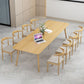 Rectangle 4 Legs Minimalist Table Wood Color Fixed Table of Solid Wood Clearhalo ' dining_table' 'Dining Tables & Seating' 'Dining Tables' 'furn' 'furn_dining_table' 'Furniture' 'furniture_dining_table' 'Kitchen & Dining Furniture' 'kitchen&dining_furn' 'kitchen' 'kitchen_dining_table' 1200x1200_bf94ce2f-b16e-44b2-a0a4-48a33aa4587e