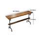 Industrial Pub Dining Set 1/4/7 Pieces Trestle Coffee Shop Wood Pub Table Set