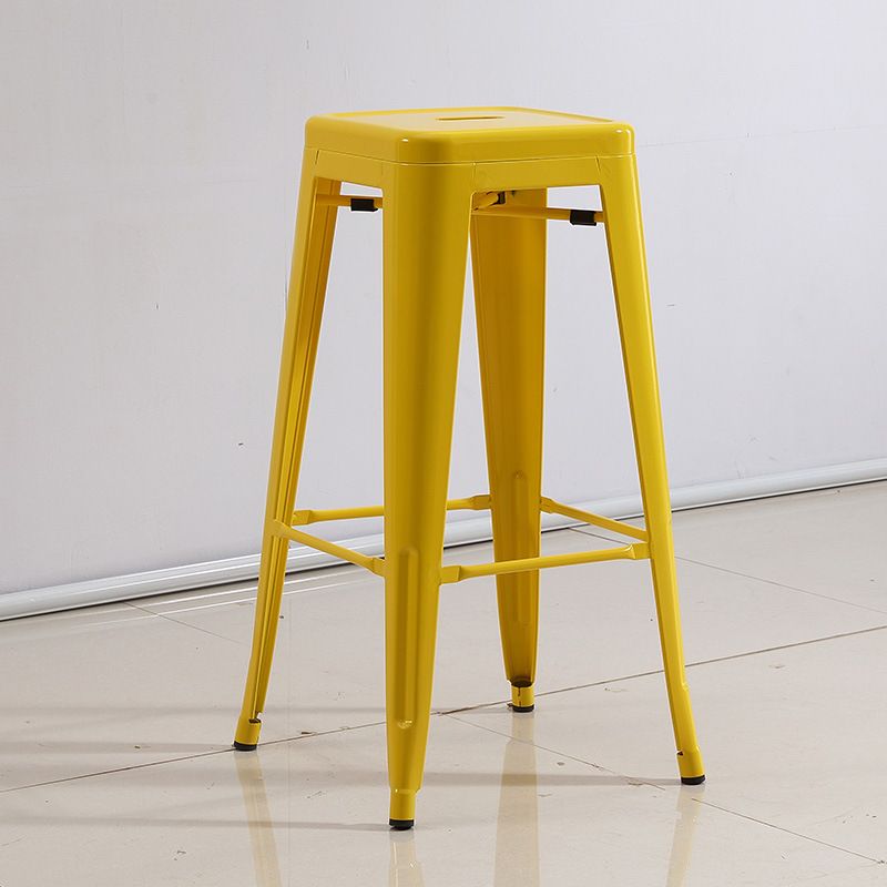 Industrial Backless Counter Stool Metal Counter Height Stools Clearhalo 'Bar Furniture' 'Bar Stools' 'bar_stools' 'furn' 'furn_bar_stools' 'Furniture' 'Kitchen & Dining Furniture' 1200x1200_bf9570ad-8d77-4457-9b62-be8402a5214f