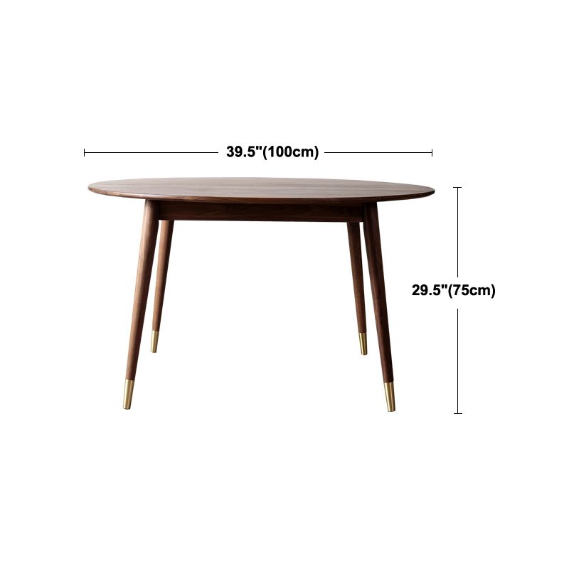 Round 4-foot Dining Site Table Modern Style Solid Wood Table for Indoor Clearhalo ' dining_table' 'Dining Tables & Seating' 'Dining Tables' 'furn' 'furn_dining_table' 'Furniture' 'furniture_dining_table' 'Kitchen & Dining Furniture' 'kitchen&dining_furn' 'kitchen' 'kitchen_dining_table' 1200x1200_bf9776a3-b2c9-46b8-9836-383fdb8da302