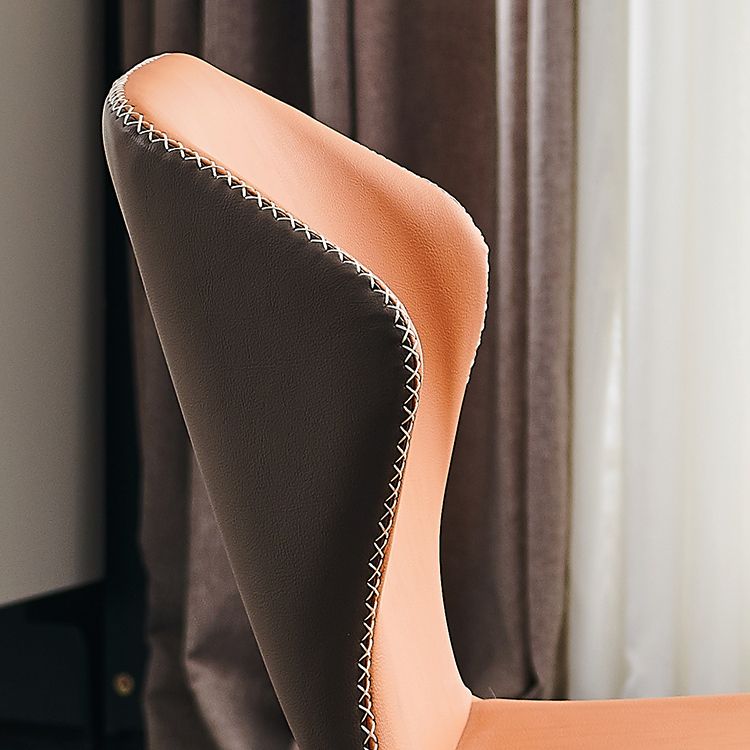 Modern Metal Dining Armless Chair Wingback Side Chair for Restaurant Use Clearhalo ' kitchen&dining_furn' 'Dining Chairs' 'Dining Tables & Seating' 'dining_chair' 'furn' 'furn_dining_chair' 'Furniture' 'furniture_dining_chair' 'Kitchen & Dining Furniture' 'kitchen' 1200x1200_bf9addb7-f4e2-4f52-bb51-7051e6ad166a