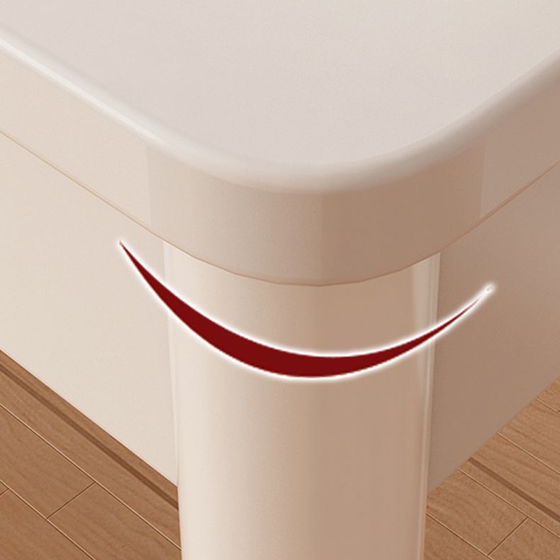 Wit hedendaagse make-up ijdelheid hout ijdelheid kaptafel