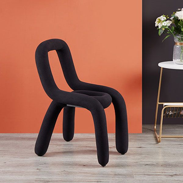 Modern Velvet Dining Room Chair Armless Metal Side Chair for Home Use Clearhalo 'Dining Chairs' 'Dining Tables & Seating' 'dining_chair' 'furn' 'furn_dining_chair' 'Furniture' 'Kitchen & Dining Furniture' 1200x1200_bf9bfc11-70ad-4319-a139-29a823a3ac38