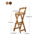 Nordic Style Armless Wood Barstools Folding Counter Stools 1 Piece Clearhalo 'Bar Furniture' 'Bar Stools' 'bar_stools' 'furn' 'furn_bar_stools' 'furniture_bar_stools' 'Kitchen & Dining Furniture' 'kitchen&dining_furn' 'kitchen' 'kitchen_furn' Furniture' 1200x1200_bfa109c0-985c-4145-a096-63ef8e377f71